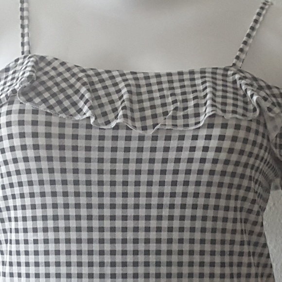 Black Gingham Sun Dress - Picture 5 of 5